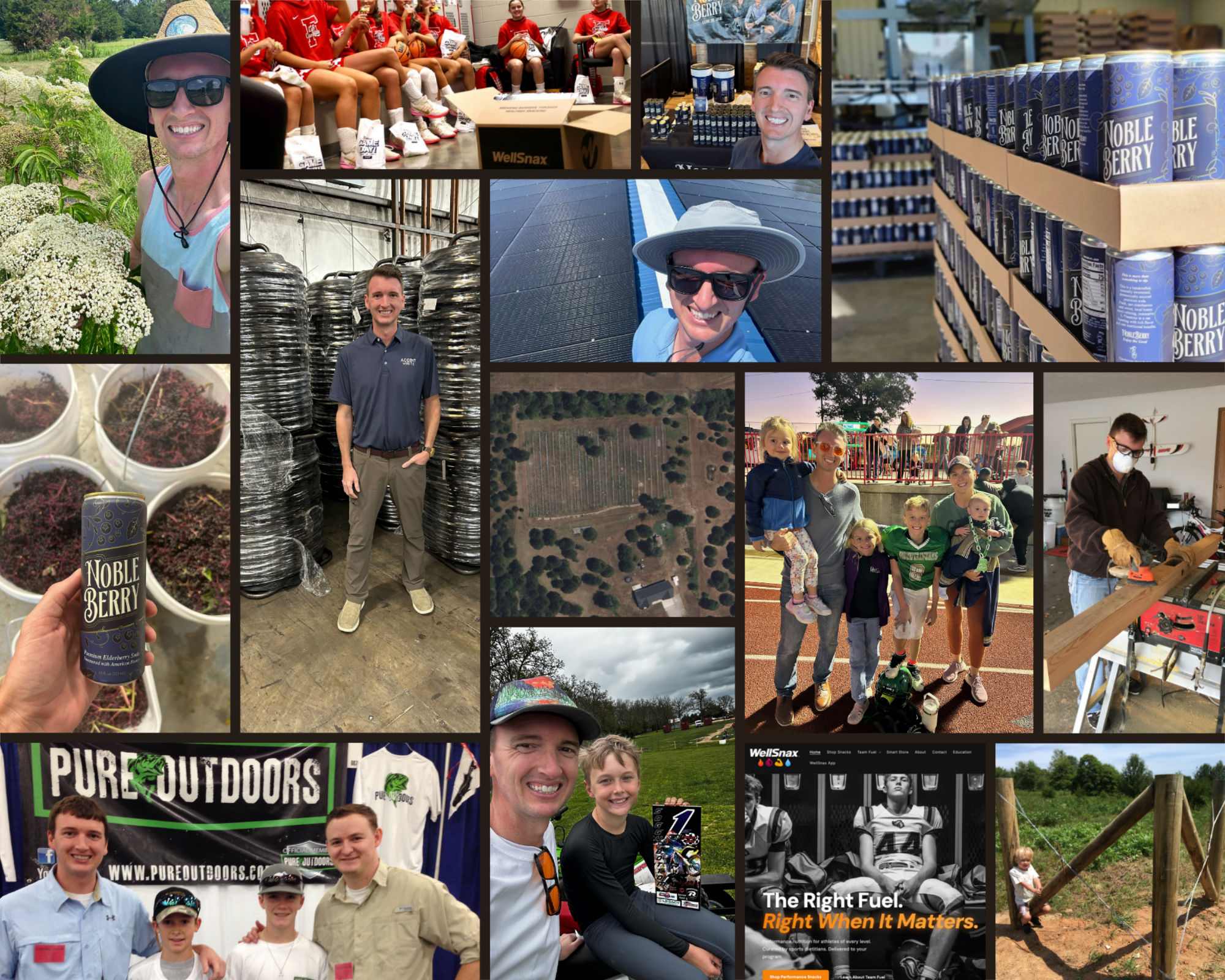 Collage of projects I've built